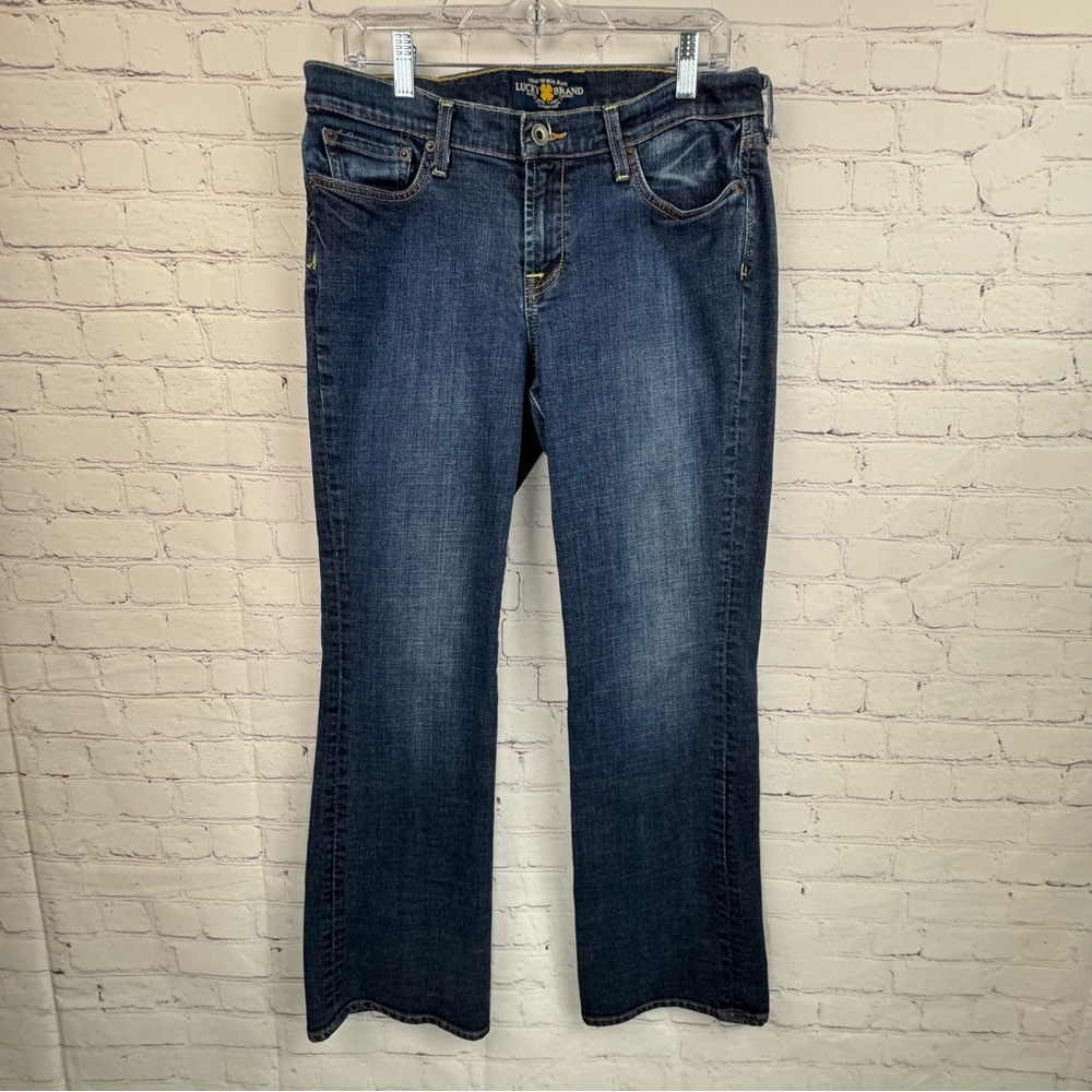 Lucky Brand Sweet N Low Boot Cut Jeans Medium Wash Size 14/32